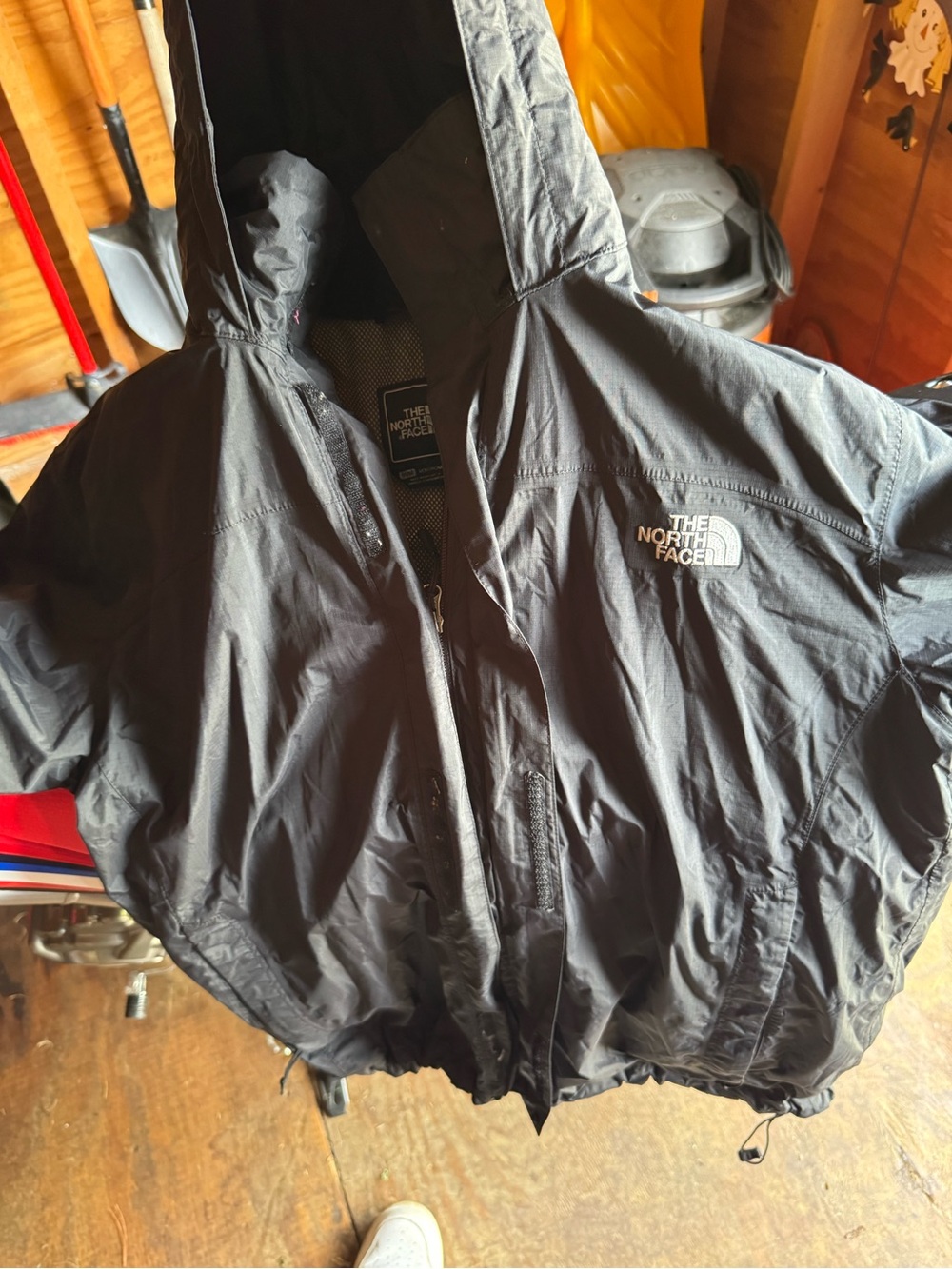 The North Face Black Men's Hooded Jacket with Mesh Lining